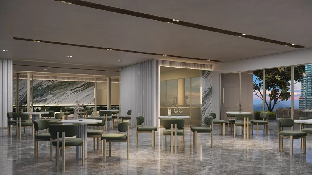 空中餐飲區示意圖